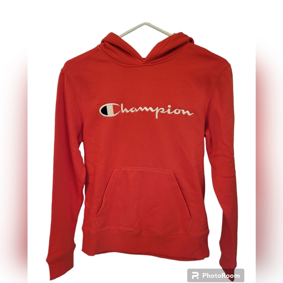 Kids Champion Sweatshirt: Spicy Orange - Picture 1 of 5